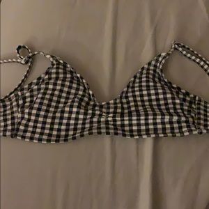 gingham baithing suit